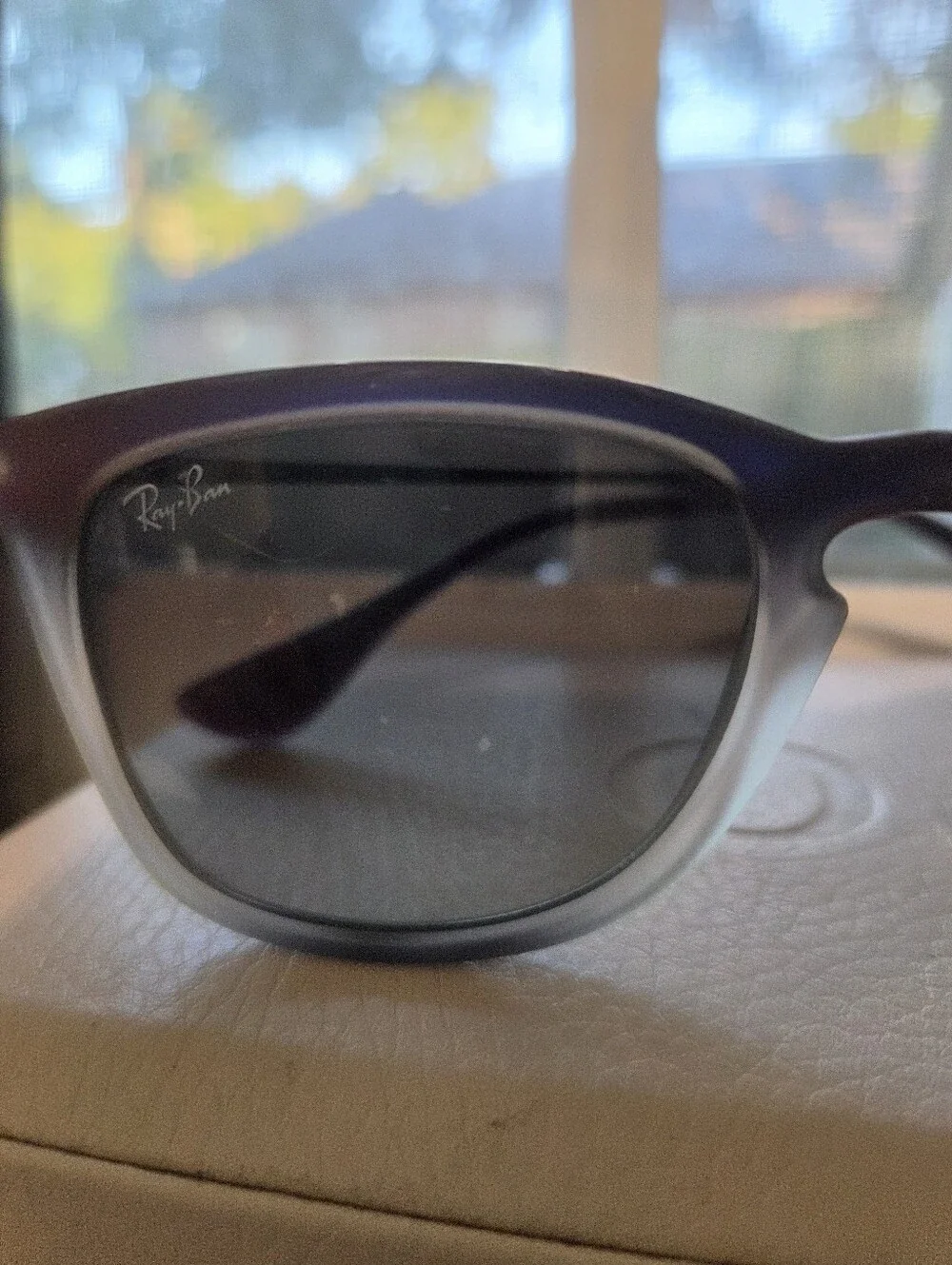 Ray-Ban Purple-to-White Ombre Wayfarer Sunglasses - Women's